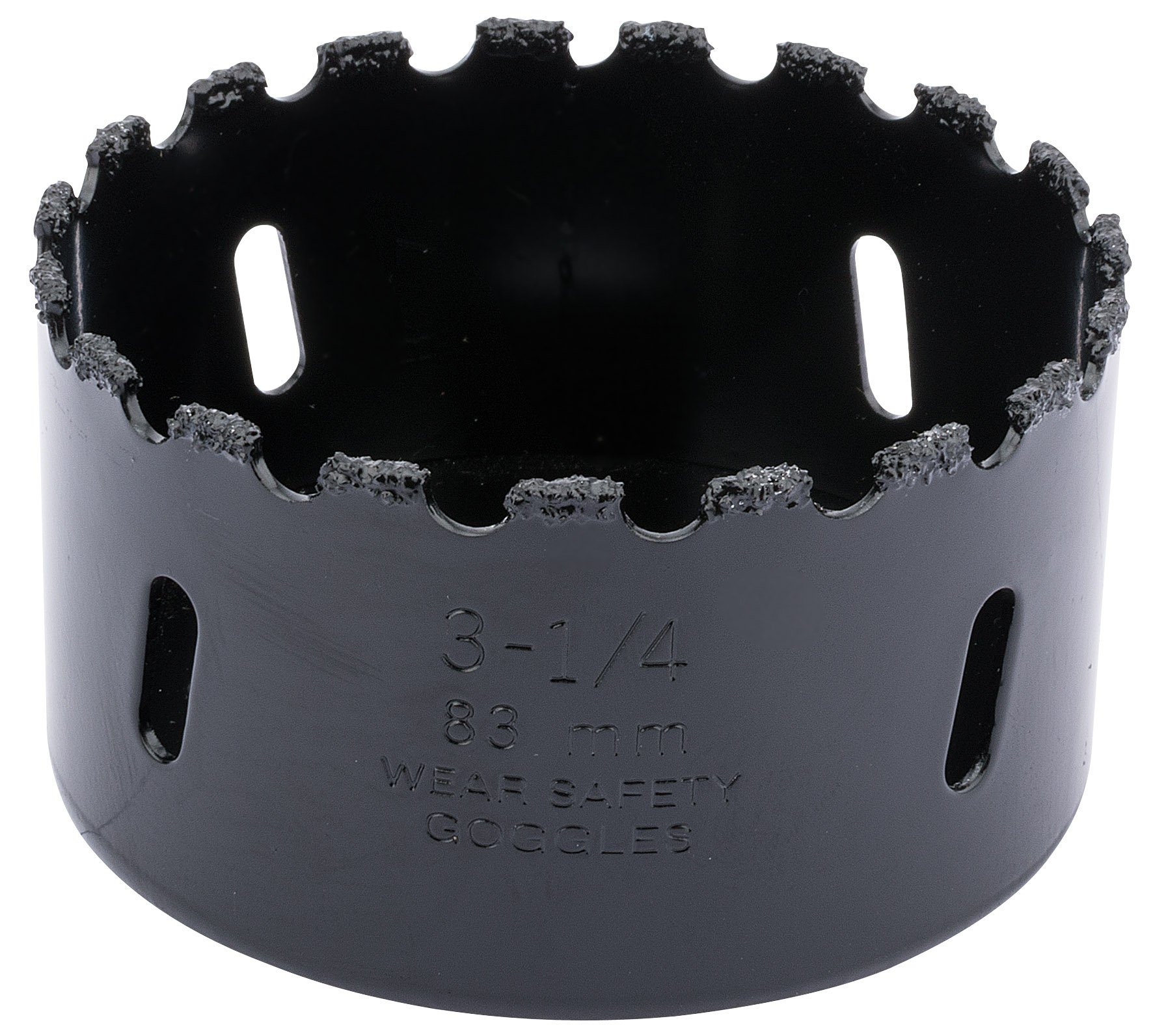 Draper 34954 Expert Tungsten Carbide Grit Hole Saw - 83mm (3-1/4 Inch) - Heavy Duty Metal & Wood Cutting - Perfect for Plumbing, Electrical & DIY Projects