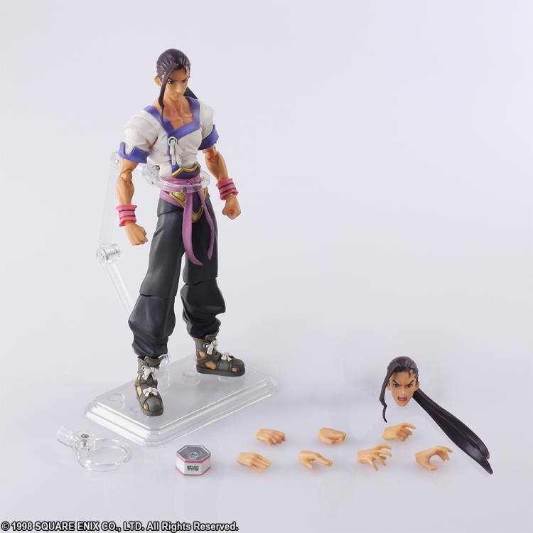 Bring Arts Xenogears Fei Fong Wong Action Figure - Square Enix Collectible Anime Model for Display, Gifts, and Gaming Decor