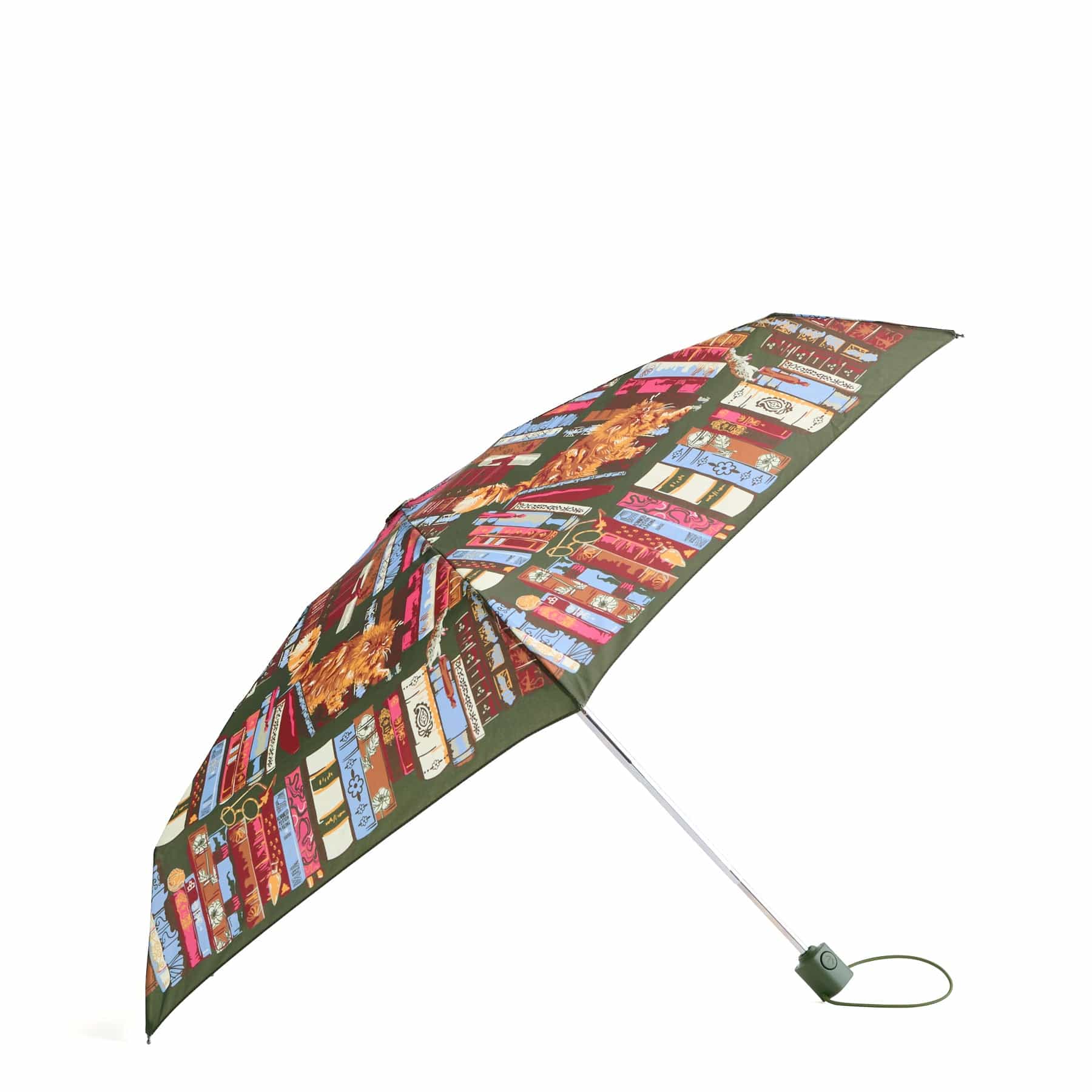 Harry Potter™ Mini Umbrella - Compact Folding Travel Umbrella with Hogwarts House Colors - Perfect for Rainy Days, Cosplay, and Harry Potter Collectors