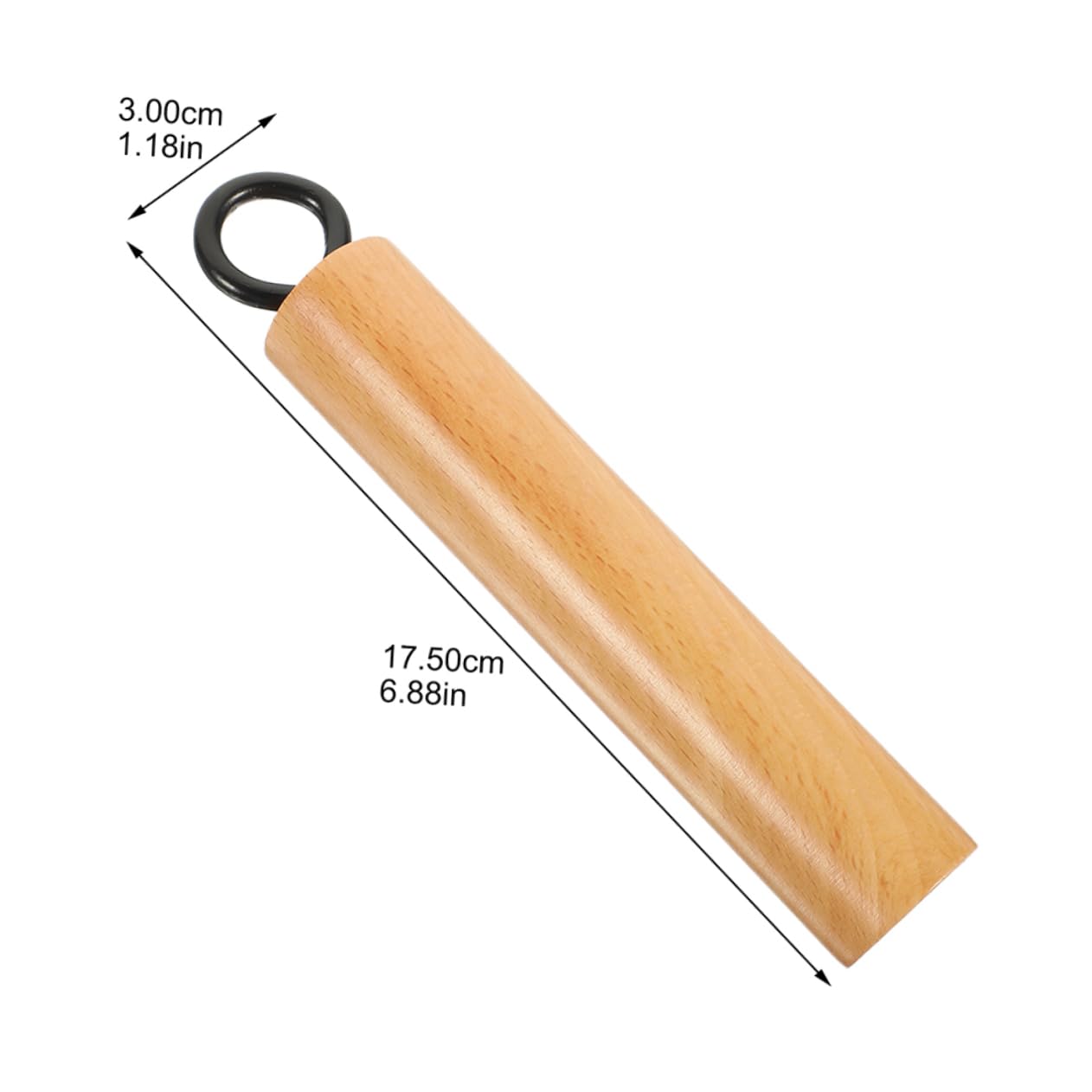 Heat-Resistant Cast Iron Wok Handle Replacement - Anti-Scald Cooking Pan Handle Insert Accessory - Perfect for Stovetop Cooking, Stir-Frying & Professional Kitchen Use