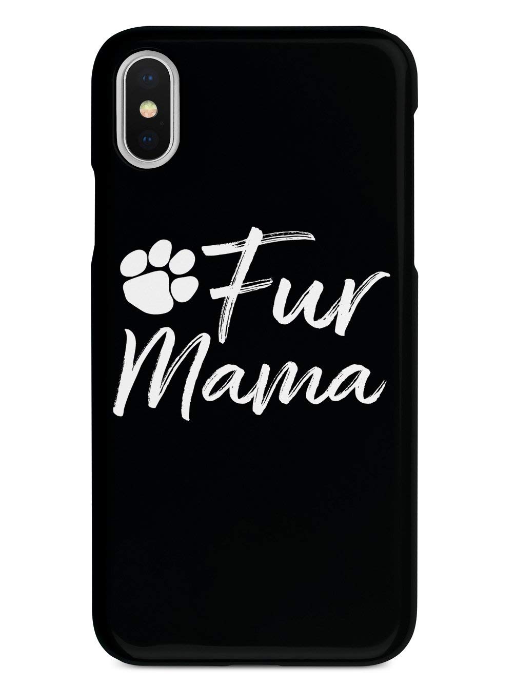 3D Textured Protective Phone Case for Apple iPhone Xs Max - Inspired Cases - Fur Mama Design - Shockproof & Scratch Resistant Cover - Perfect for Everyday Use, Travel & Outdoor Activities