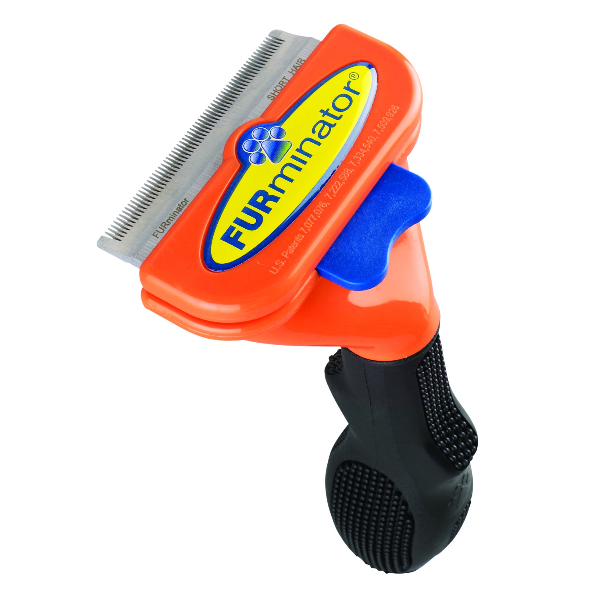 FURminator Short Hair Deshedding Tool for Medium Dogs - Reduce Shedding & Grooming at Home for Labs, Beagles & More