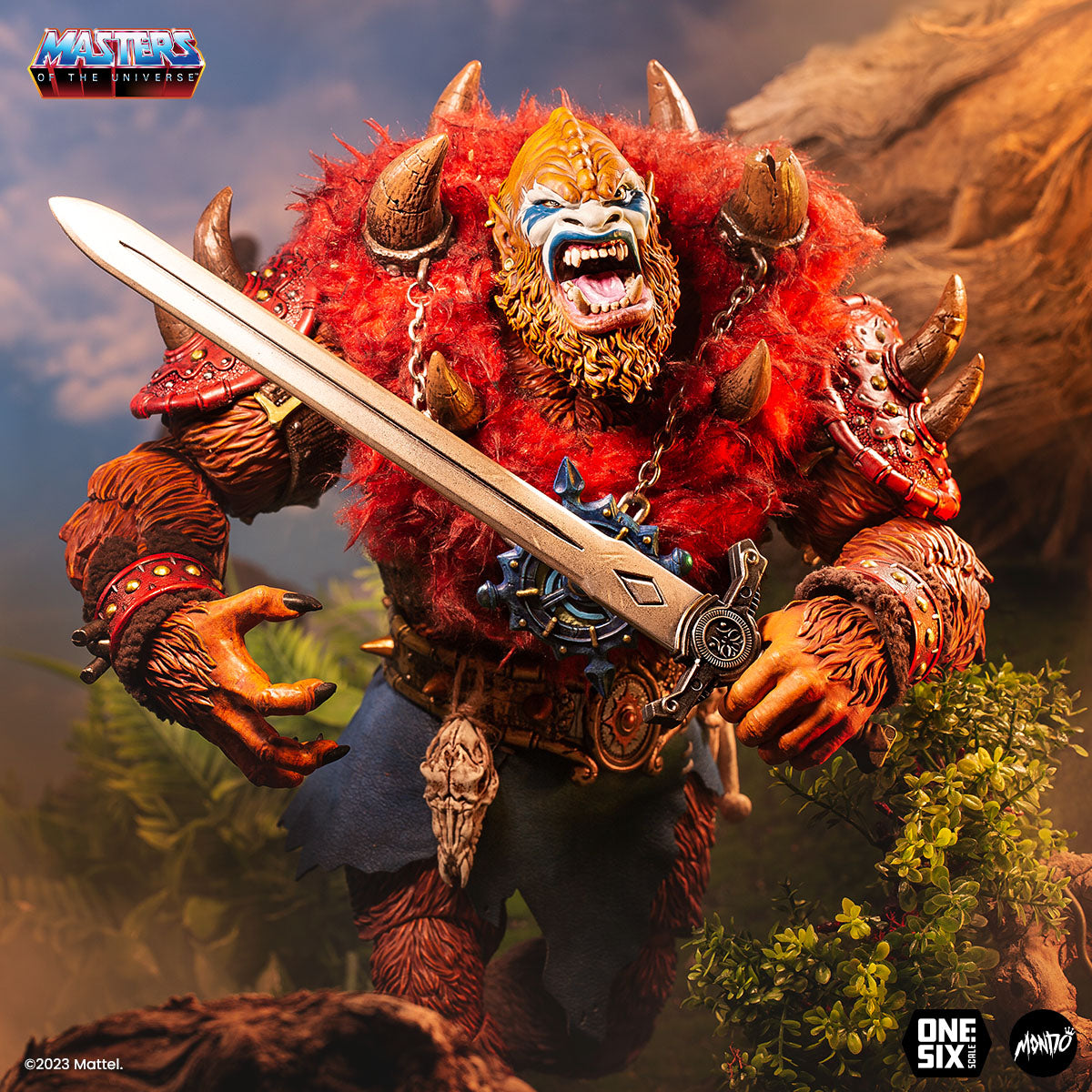 Masters of the Universe Beast Man 1/6 Scale Collectible Action Figure - Timed Limited Edition - Perfect for Display, Gifts, and He-Man Fans Collection