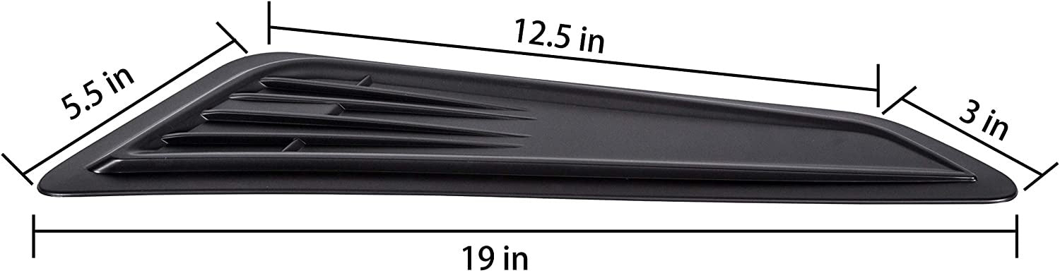 Gloss Black Hood Air Vent Style Decoration Trims for 2016-2023 Chevy Camaro - Upgrade Your Car's Style & Performance