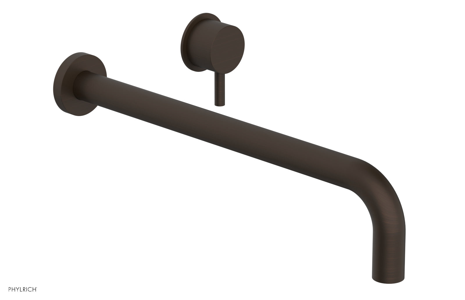 Basic II 14 Single Handle Wall Mount Lavatory Faucet Set with Lever Handle - 230 15 14 - Perfect for Bathroom Sink, Powder Room, and Guest Bath Installation