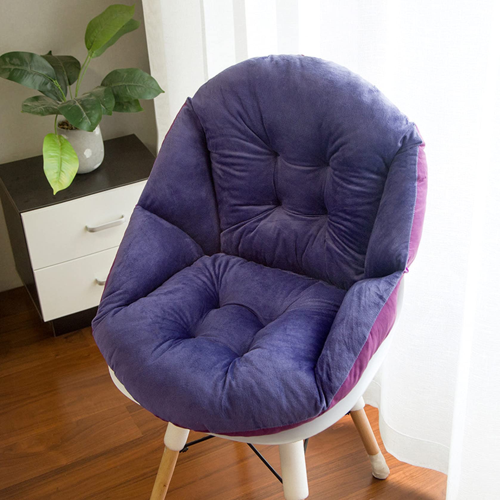 Thick Plush Chair Cushion for Dining, Patio & Office Chairs - Durable Seat Pad for Comfortable Sitting at Home, Work or Outdoor Use
