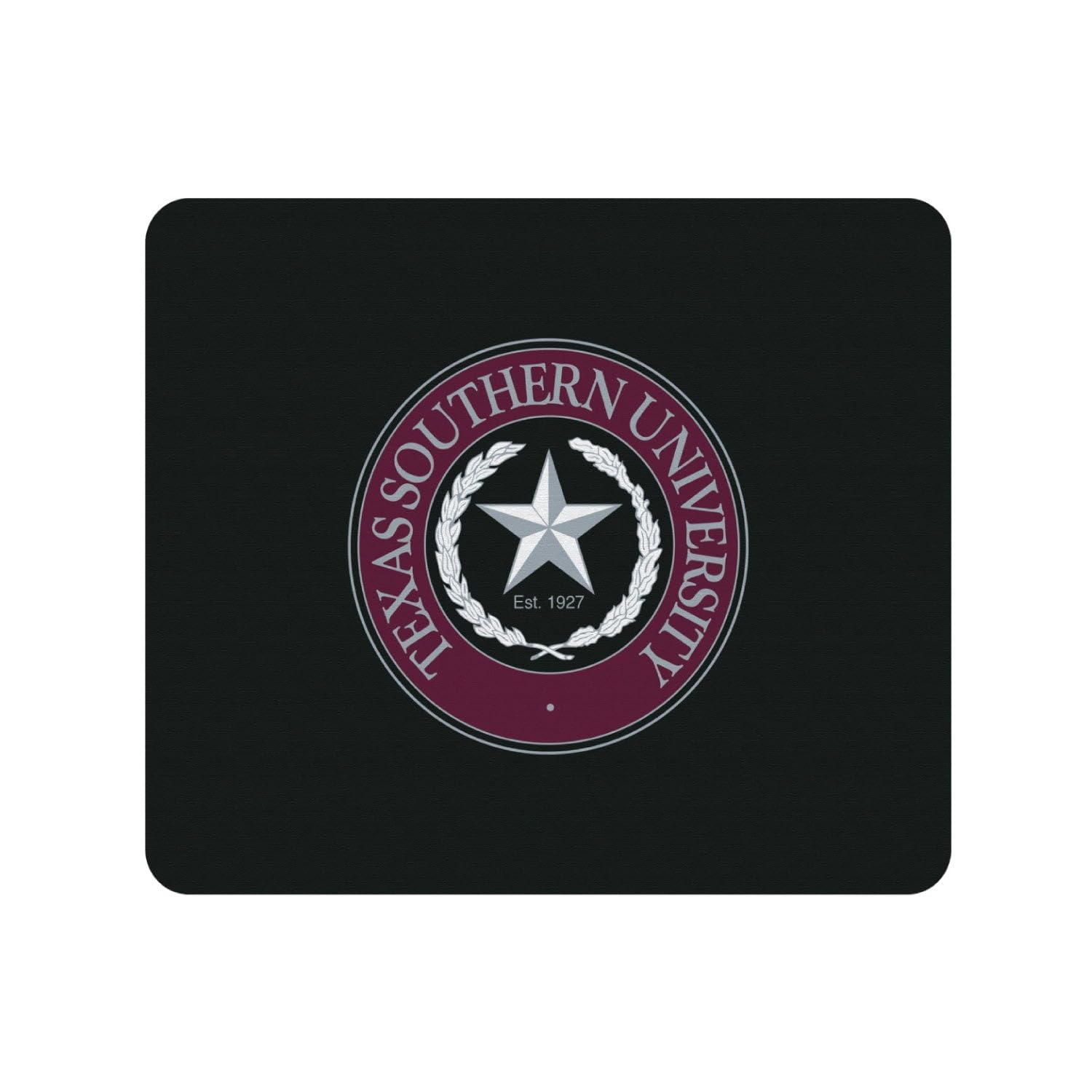 Texas Southern University Mouse Pad - Non-Slip Fabric Desk Mat with Floral Lace Design for Gaming, Office & Home Computer Use