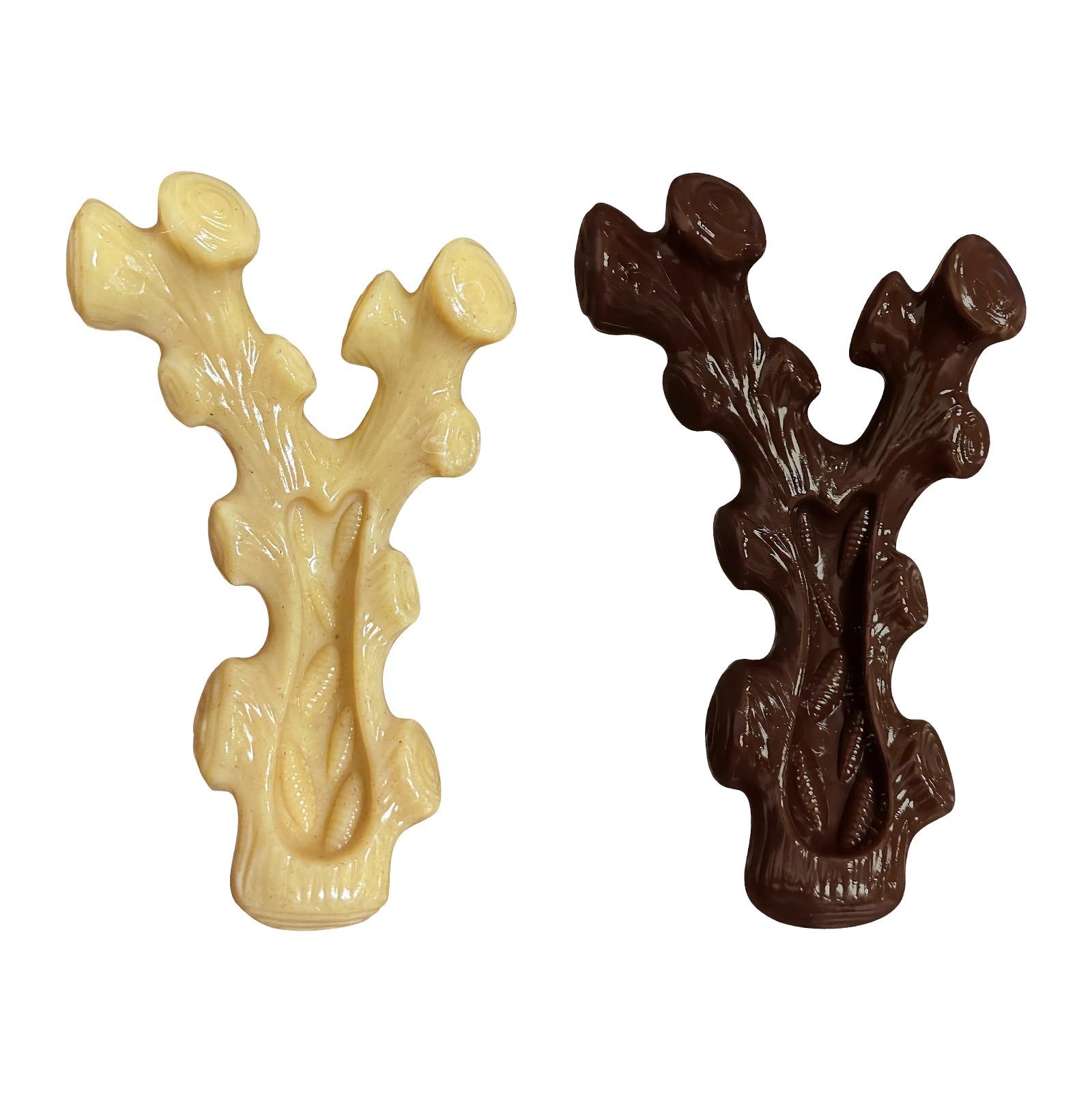 2 Pack Durable Dog Chew Toys for Aggressive Chewers - Tough Indestructible Chew Bones for Medium & Large Breed Dogs - Promotes Dental Health & Reduces Boredom - Perfect for Training, Teething & Playtime at Home or Outdoors