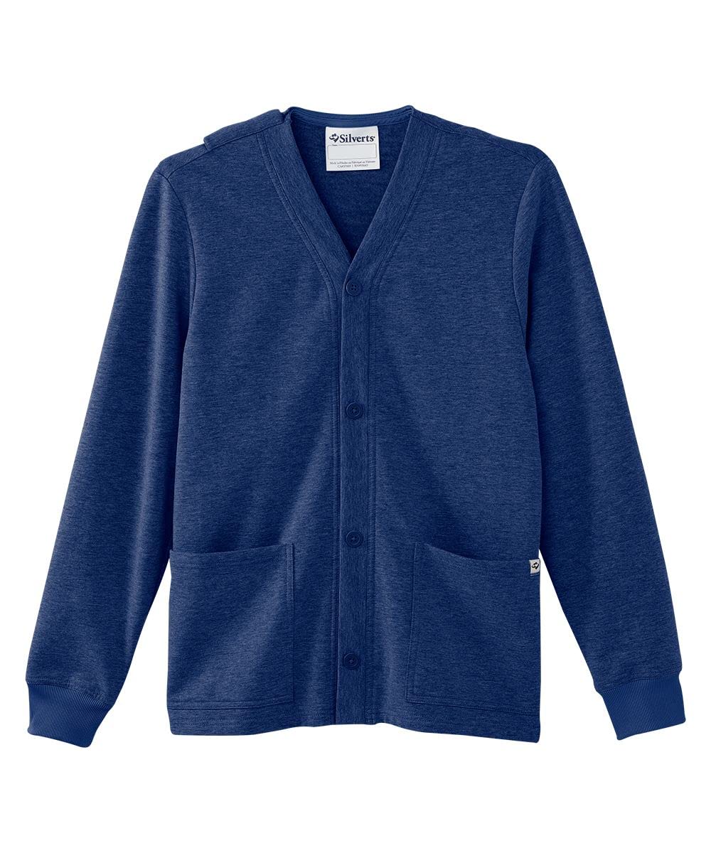 Adaptive Open-Back Fleece Cardigan for Men - Soft Comfortable Wrap Sweater for Wheelchair Users & Seniors - Perfect for Home, Therapy & Cold Weather Wear