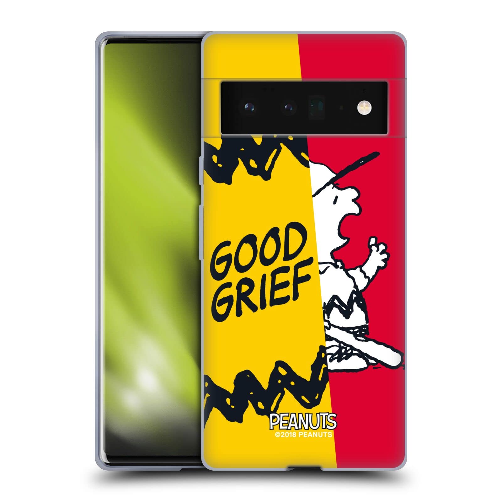 Peanuts Charlie Brown Google Pixel 6 Pro Case - Soft Gel Cover for Daily Use