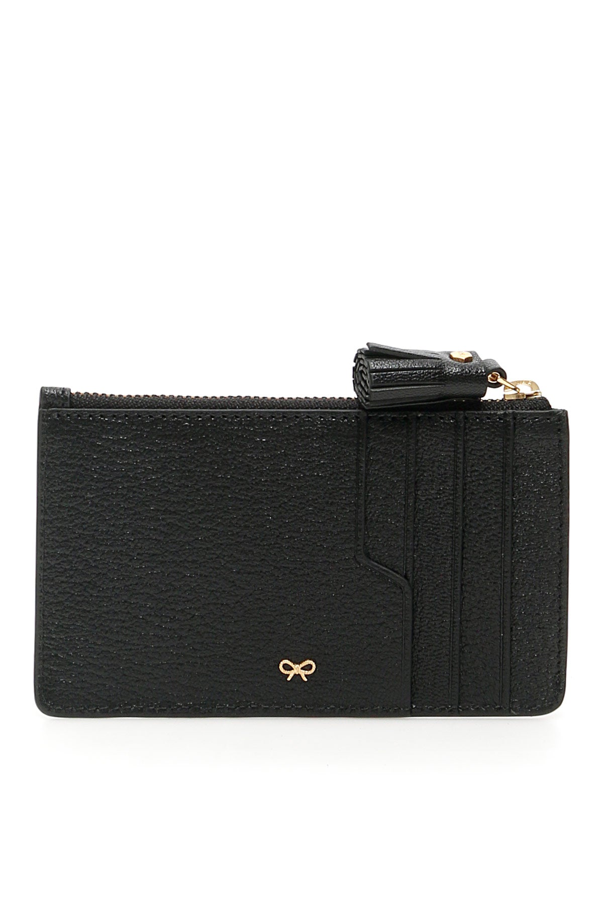 Anya Hindmarch Eyes Zipped Card Holder - Stylish Leather Wallet for Credit Cards & ID - Perfect for Everyday Use, Travel, and Gifting