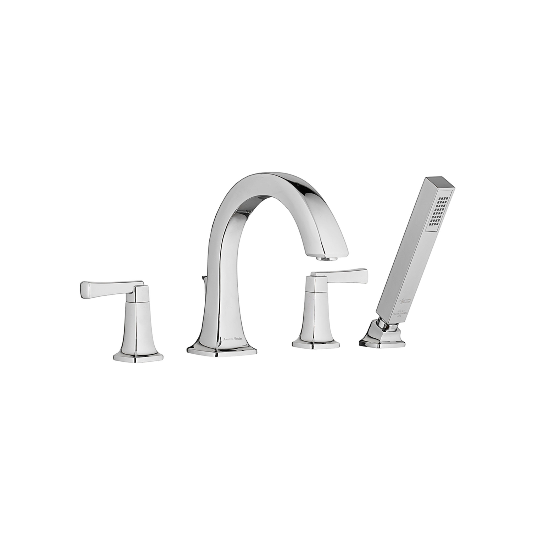 American Standard Townsend Bathtub Faucet with Lever Handles & Personal Shower - Rough-In Valve Included - Perfect for Bathroom Renovations and Spa-Like Showers