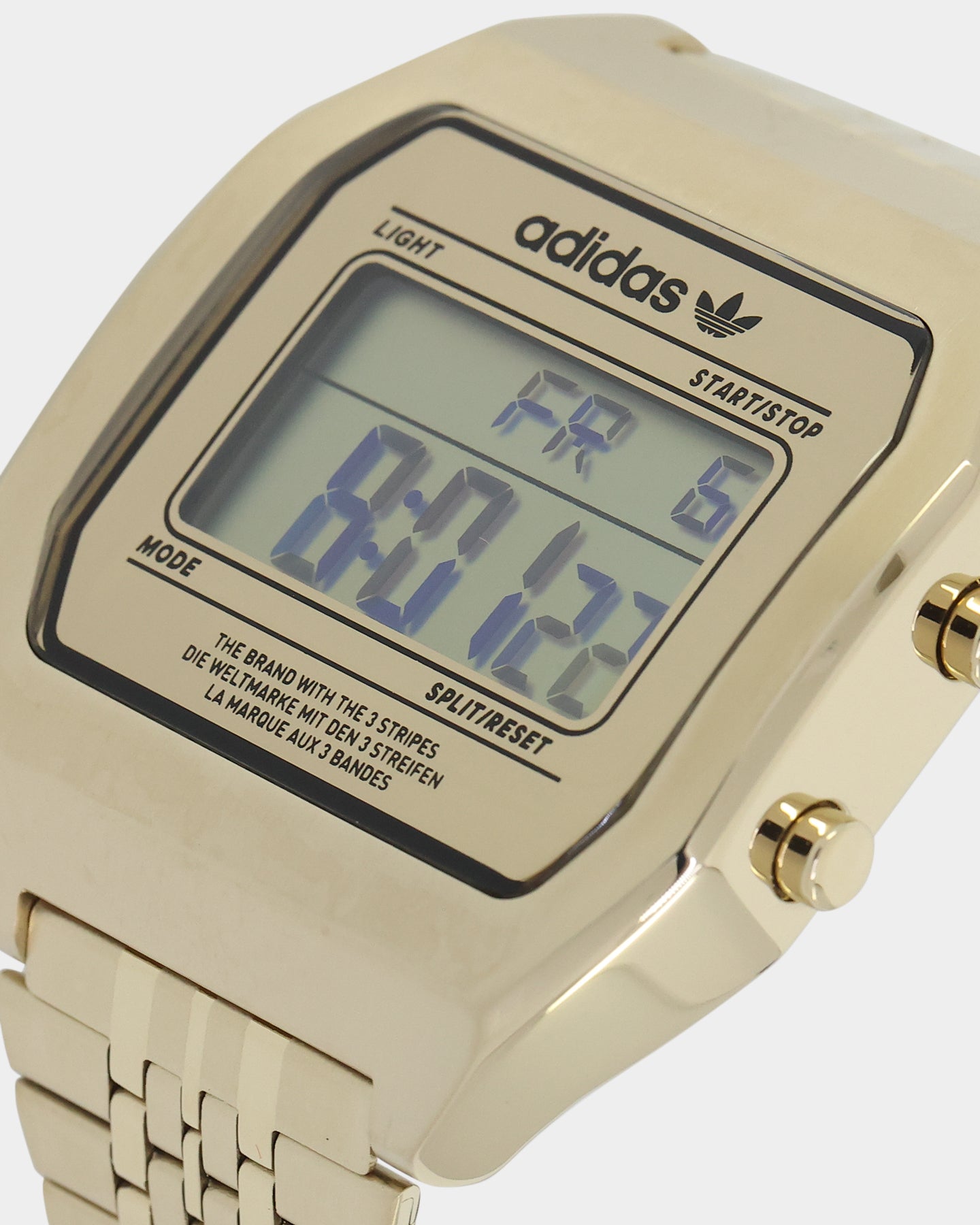 Adidas Digital Two Gold Smartwatch - Fitness Tracker with Heart Rate Monitor, Sleep Tracking & Waterproof Design for Running, Swimming & Outdoor Activities