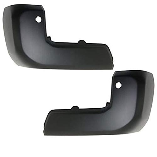 Toyota Tacoma 2016-2019 Rear Bumper Extension End Caps with Parking Sensor Holes - Pair Set | Durable Replacement Parts for Off-Road & Urban Driving