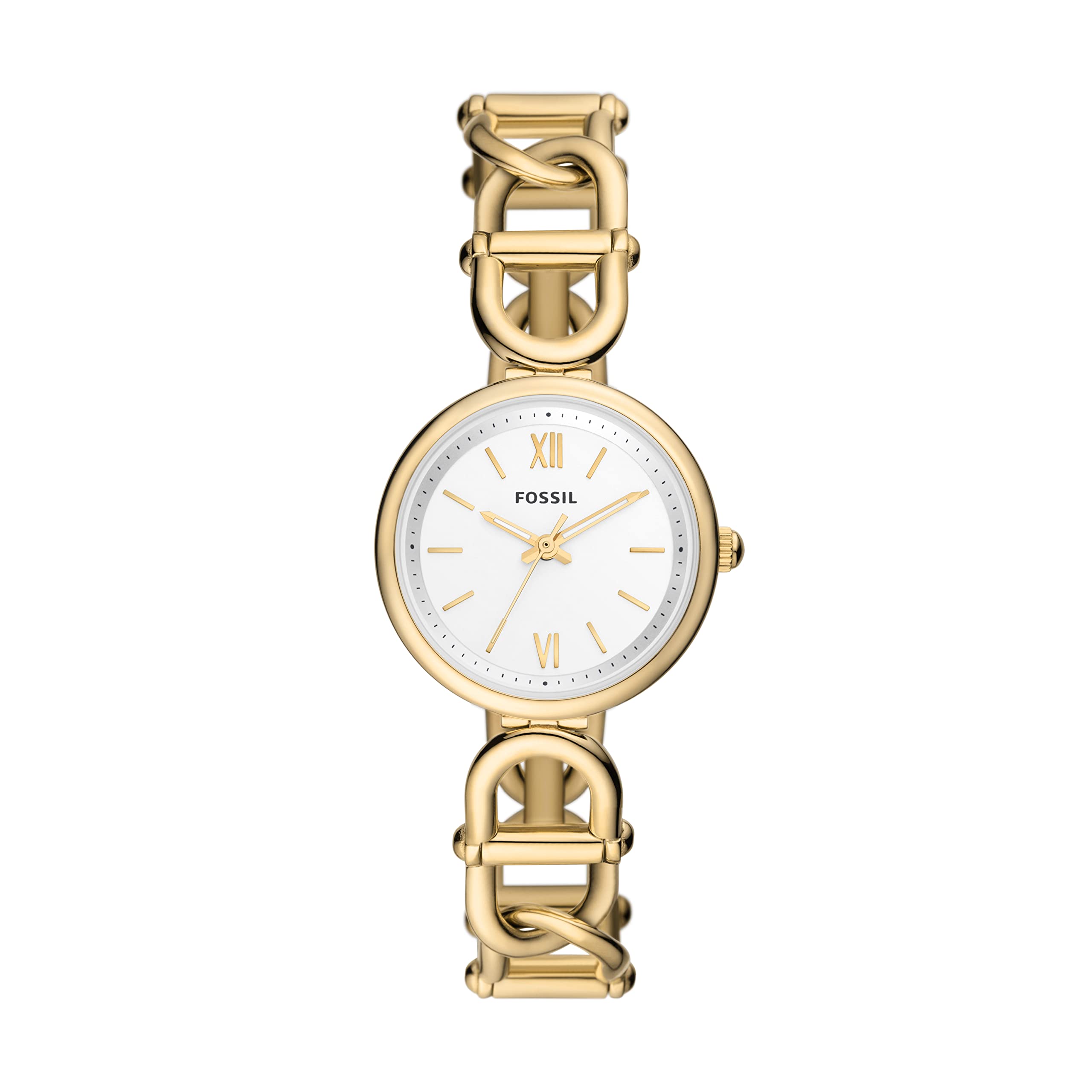 Fossil Carlie Quartz Stainless Steel Watch for Women - Elegant Three-Hand Design, Perfect for Office, Date Night & Everyday Wear