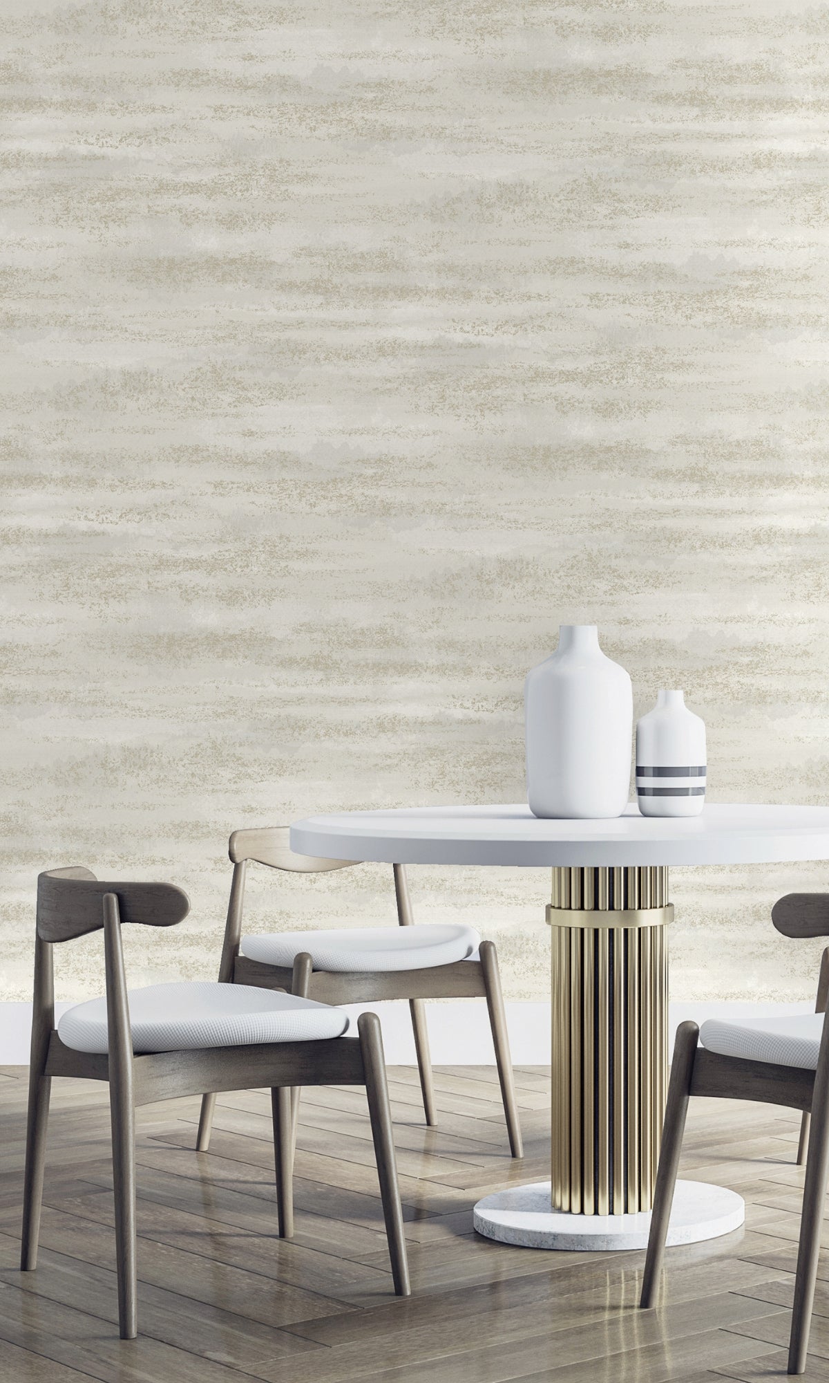 Cream Hazy Sky Textured Wallpaper R8289 - Self-Adhesive Peel & Stick Wallpaper for Bedroom, Living Room, and Nursery Decor