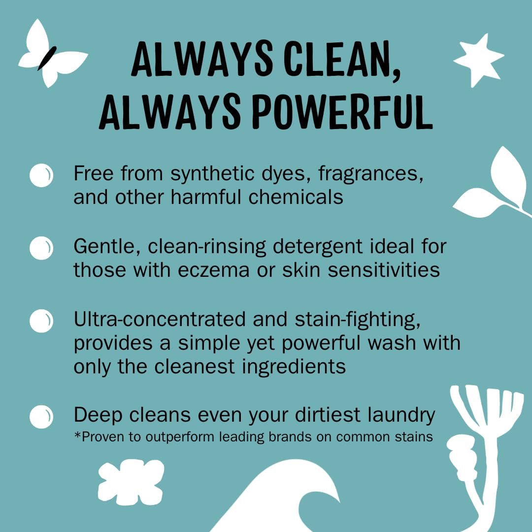 Molly's Suds Original Laundry Detergent Powder - Hypoallergenic & Eco-Friendly for Sensitive Skin | Plant-Based Stain Remover | 240 Loads Unscented | Perfect for Baby Clothes, Allergies & Sustainable Living