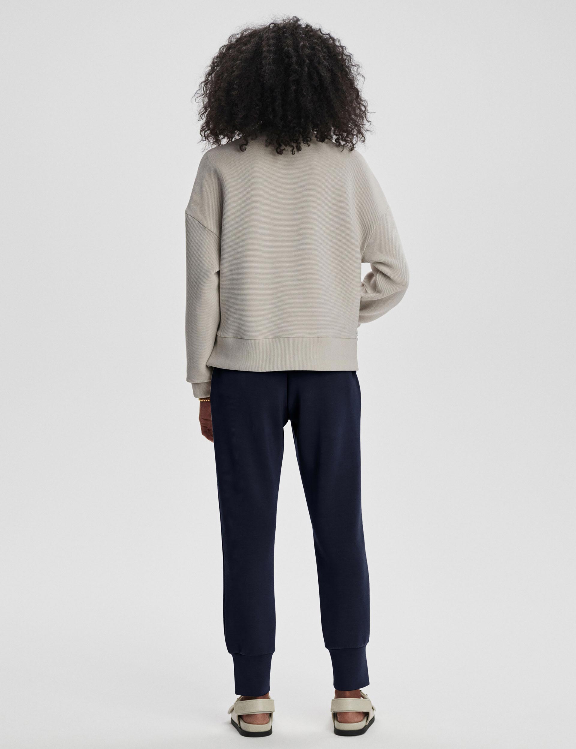 Addelyn Women's Sweatshirt - Soft Silver Grey Pullover for Casual Wear & Lounge Comfort | Perfect for Everyday Outfits & Relaxing at Home