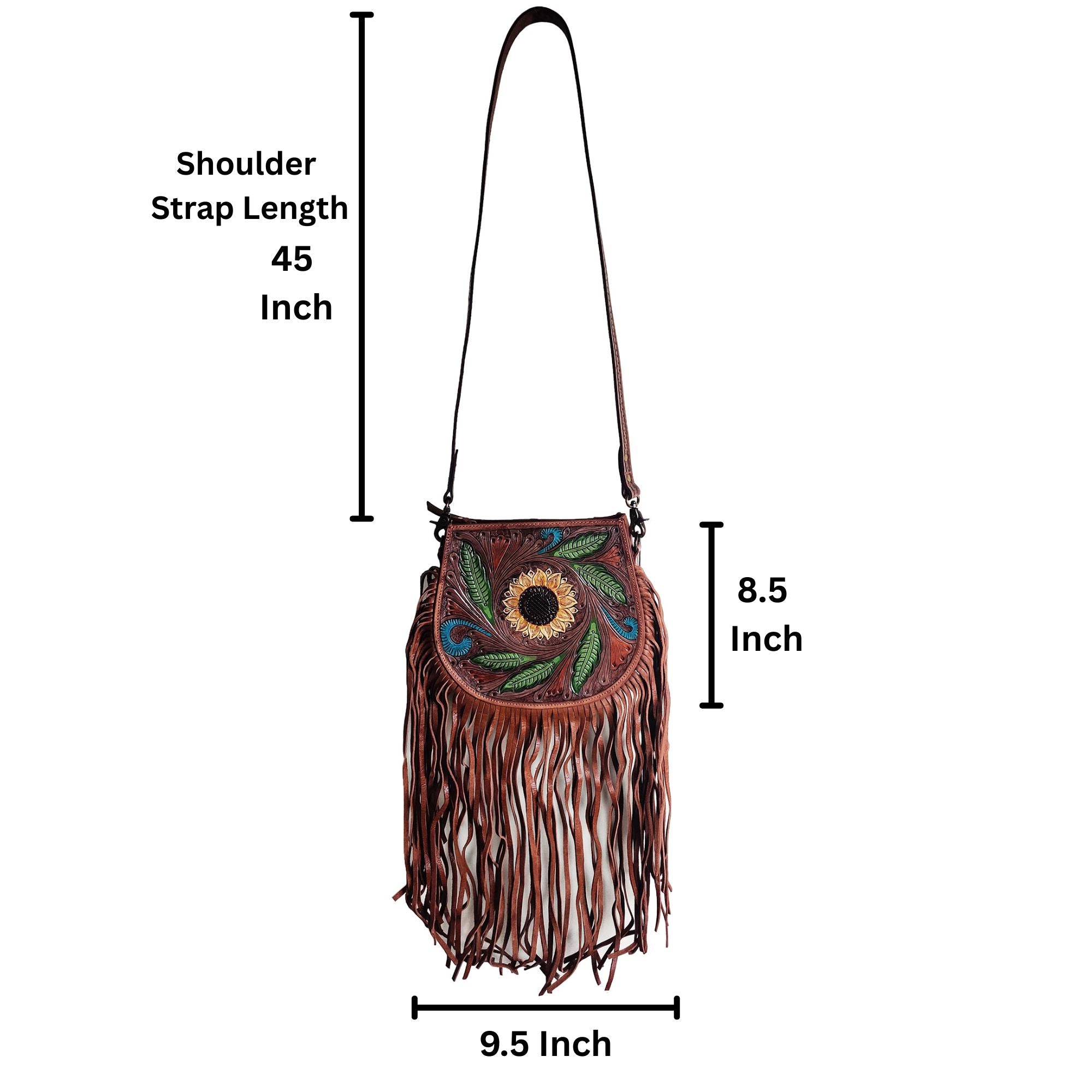Stylish Leather Hobo Bag for Women - Western Tassel Fringe Crossbody Purse | Perfect for Daily Use, Travel & Fashion Accessories