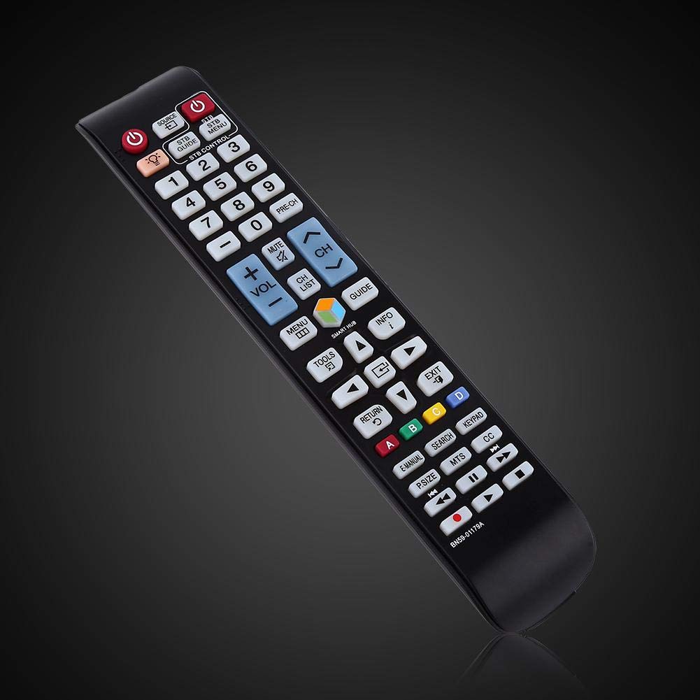 Universal BN59-01179A Replacement Remote Control for Samsung LCD LED Smart TVs - Compatible with Multiple TV Models (Great for Living Room, Bedroom & Home Theater Use)