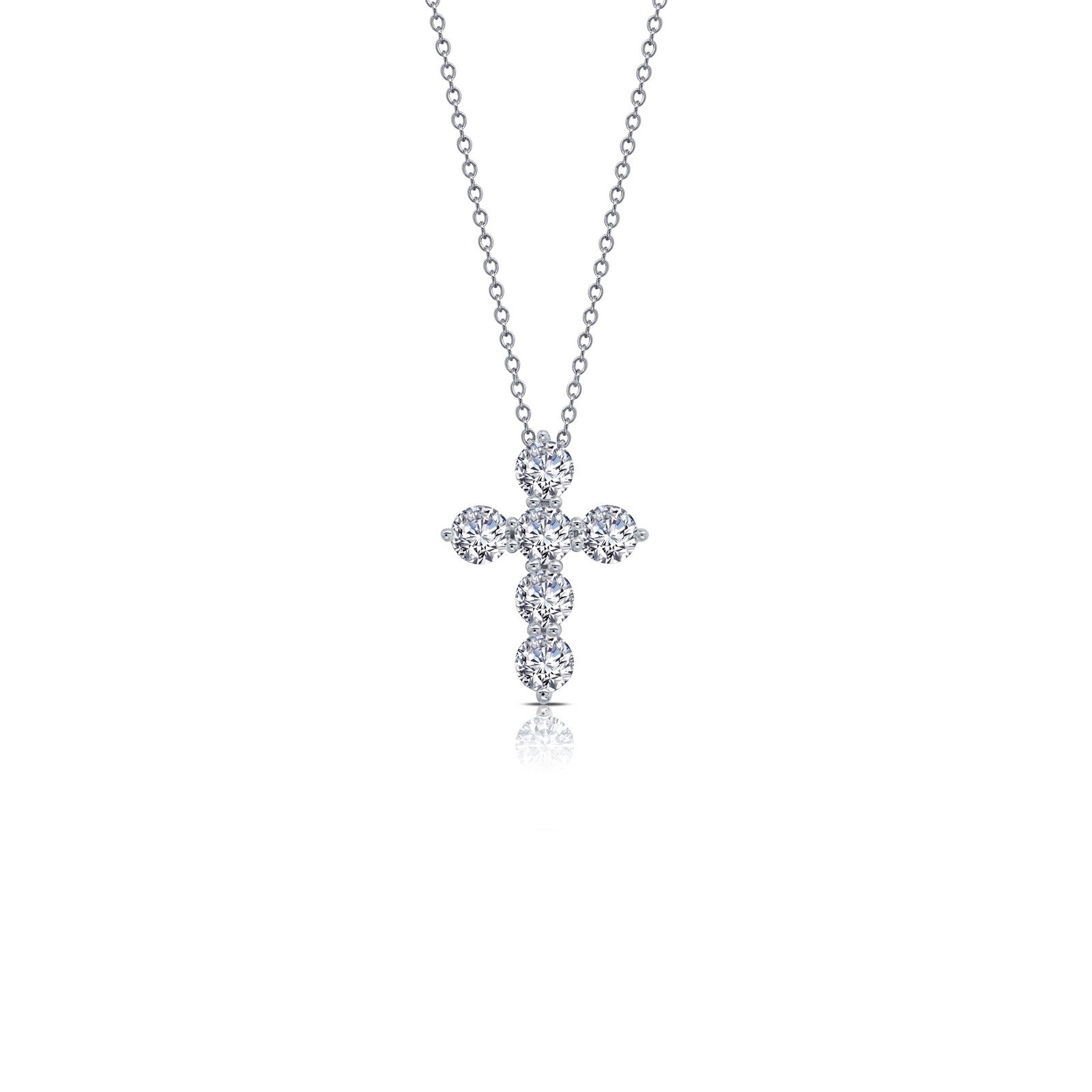 1.02 CTW Diamond Cross Pendant Necklace for Women - Elegant Religious Jewelry Gift for Baptism, First Communion & Everyday Wear