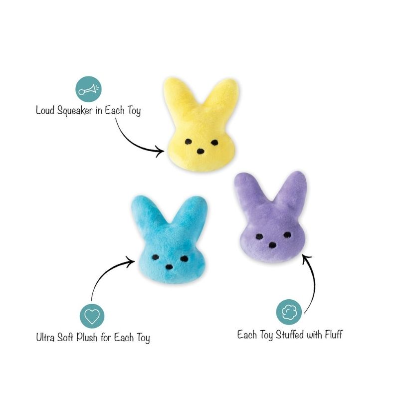 Fringe Studio Trio of Bunnies Plush Toy Set - Soft Stuffed Animal Toys for Kids, Easter Gifts & Nursery Decor (3-Piece) | Perfect for Playtime, Baby Showers & Holiday Decorations
