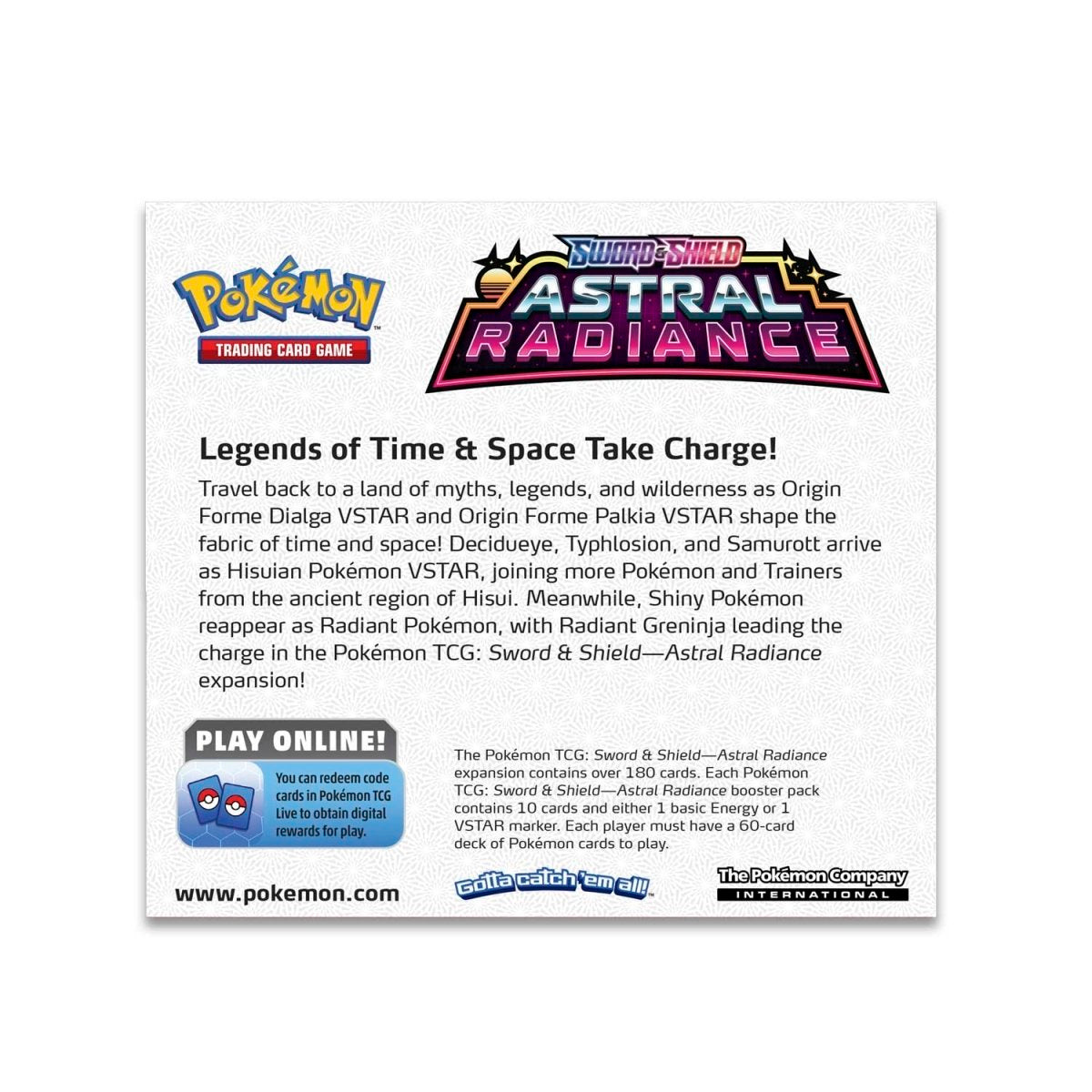 Pokemon TCG: Sword & Shield Astral Radiance Booster Display Box - 36 Packs | Collectible Trading Cards for Battles, Trading & Display - Perfect for Pokemon Fans & Card Game Enthusiasts
