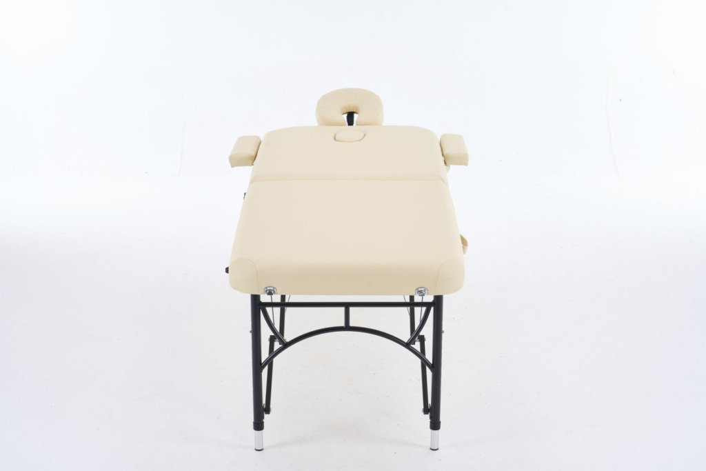 Greenlife® 5 Aluminum Super Stable Portable Massage Table - 2 Section Adjustable Height for Professional & Home Use - Perfect for Massage Therapists, Spas & Relaxation at Home