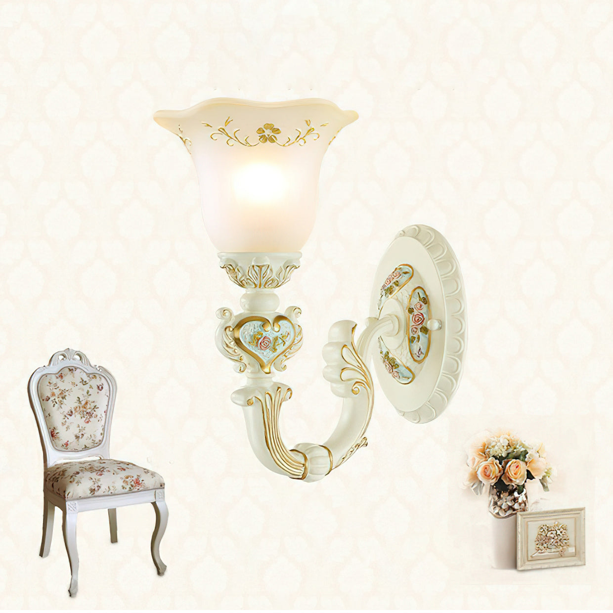 Royal Magic Wand Wall Lamp - Elegant LED Night Light for Bedroom, Kids Room, and Nursery - Perfect for Decor, Reading, and Creating a Cozy Atmosphere