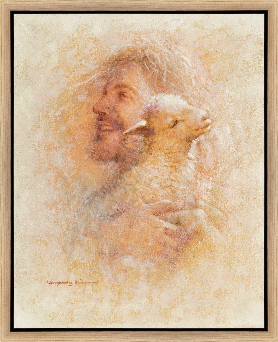 Little Lamb Gallery Wrap Canvas - High-Quality Wall Art Decor for Nursery, Kids Room & Home - Perfect for Baby Showers & Gifts