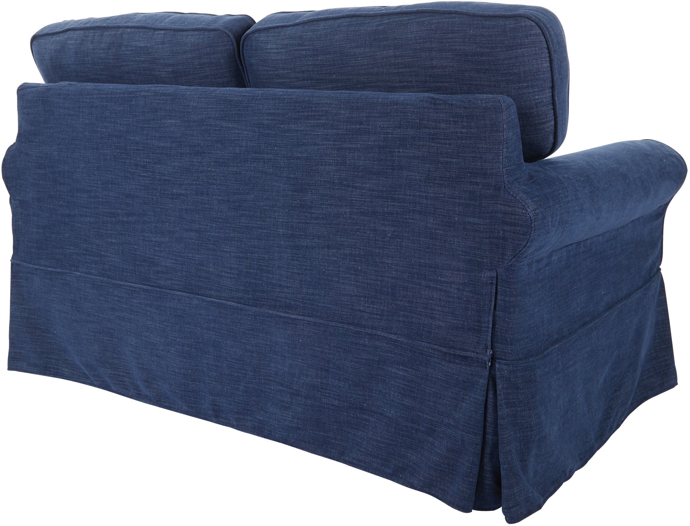 Office Star Ashton Loveseat [ASN52] - Modern Two-Seater Sofa for Home Office, Living Room & Small Spaces - Comfortable Upholstered Lounge Chair with Sturdy Metal Base