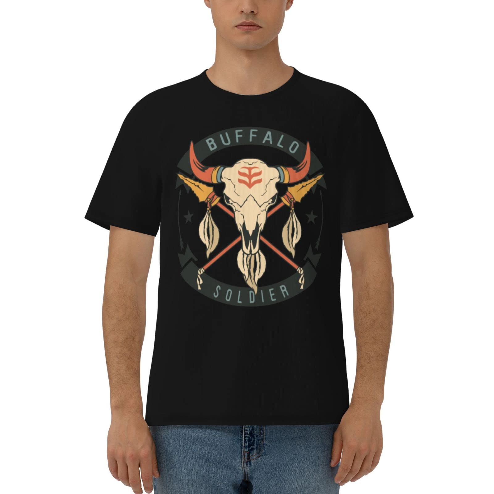 Buffalo Soldiers T-Shirt for Men & Women - Vintage Military Graphic Tee, Casual Short Sleeve Cotton Top - Perfect for History Lovers, Veterans Day, and Casual Outfits