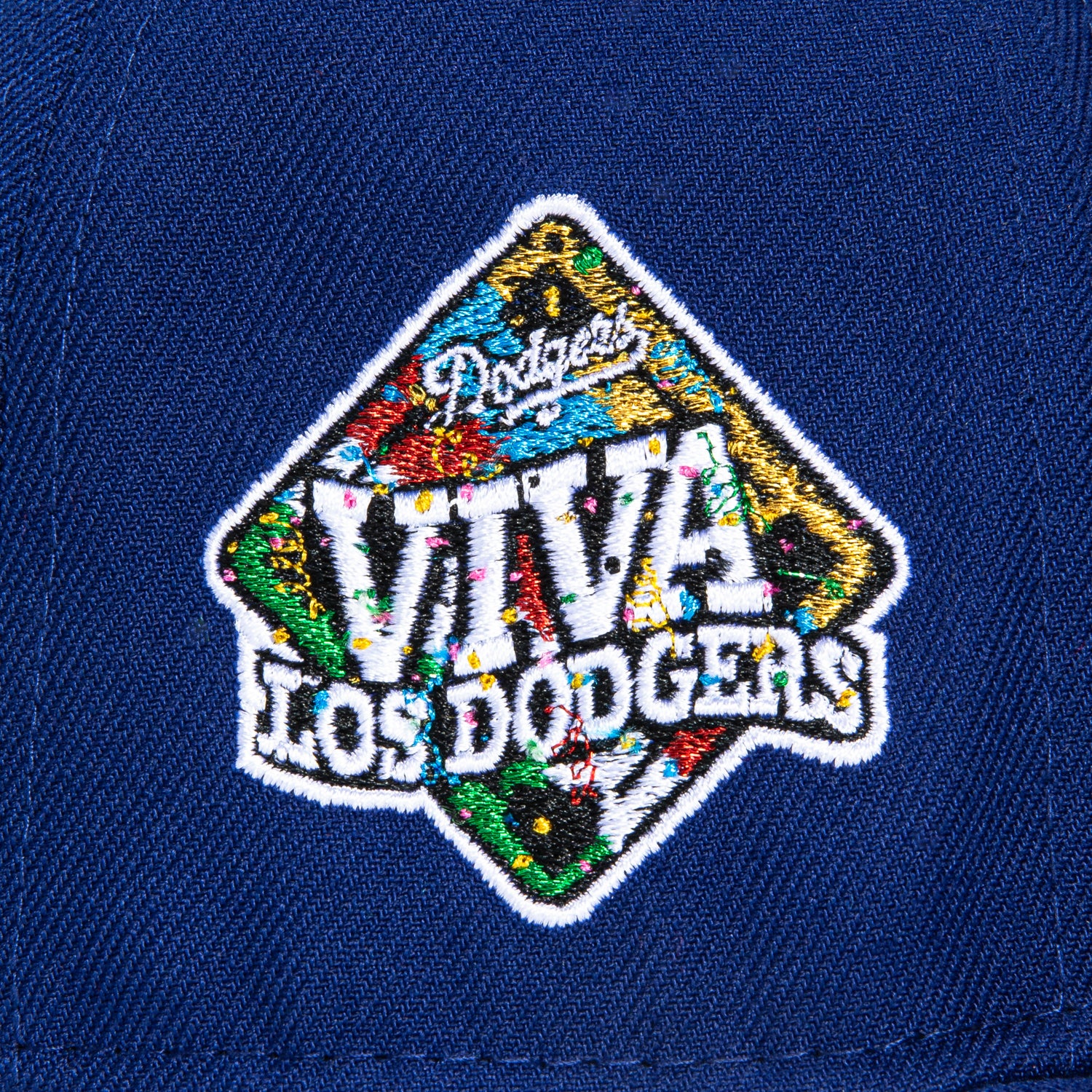 New Era 59Fifty Los Angeles Dodgers Viva Los Dodgers Patch Hat - Royal Blue Baseball Cap for Men & Women - Perfect for Games, Streetwear & Dodgers Fans Collection