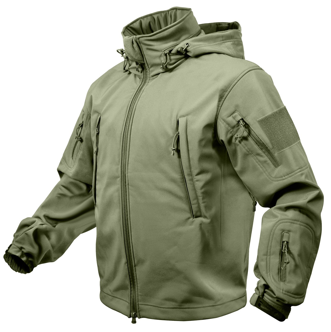 Rothco Special Ops Soft Shell Tactical Jacket - Military Style Outdoor Jacket for Hiking, Camping & Airsoft Activities