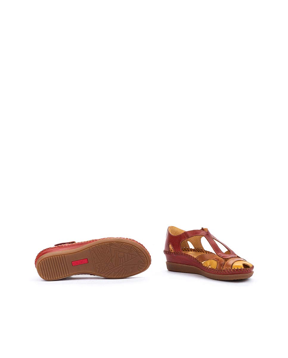 PIKOLINOS Women's Comfortable Closed Toe Sandals - Breathable Summer Walking Shoes for Travel, Beach & Casual Outfits