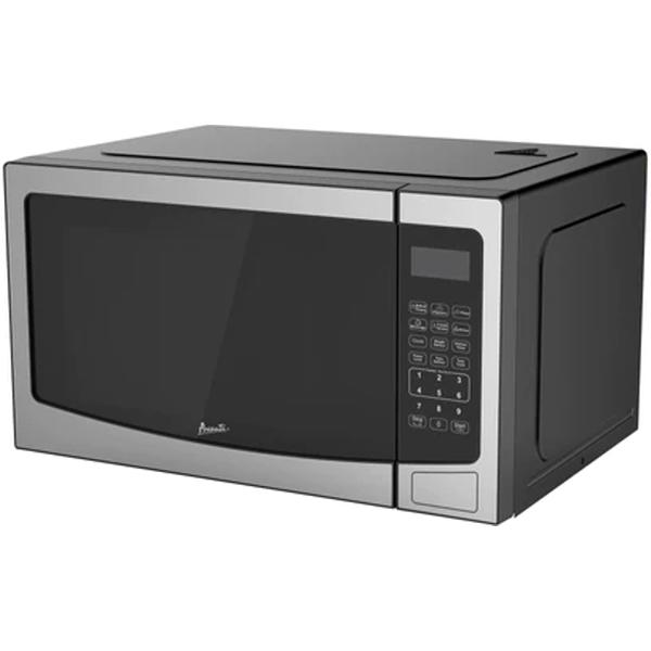 Avanti 20.1 Inch Compact Countertop Microwave Oven - 1.1 Cu. Ft Capacity, 1000W Power, 10 Power Levels - Perfect for Small Kitchens, Dorms & Office Break Rooms