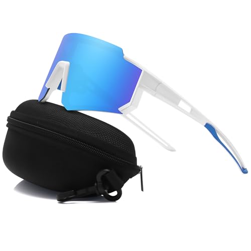 White Frame-ice Blue Mirror Lens