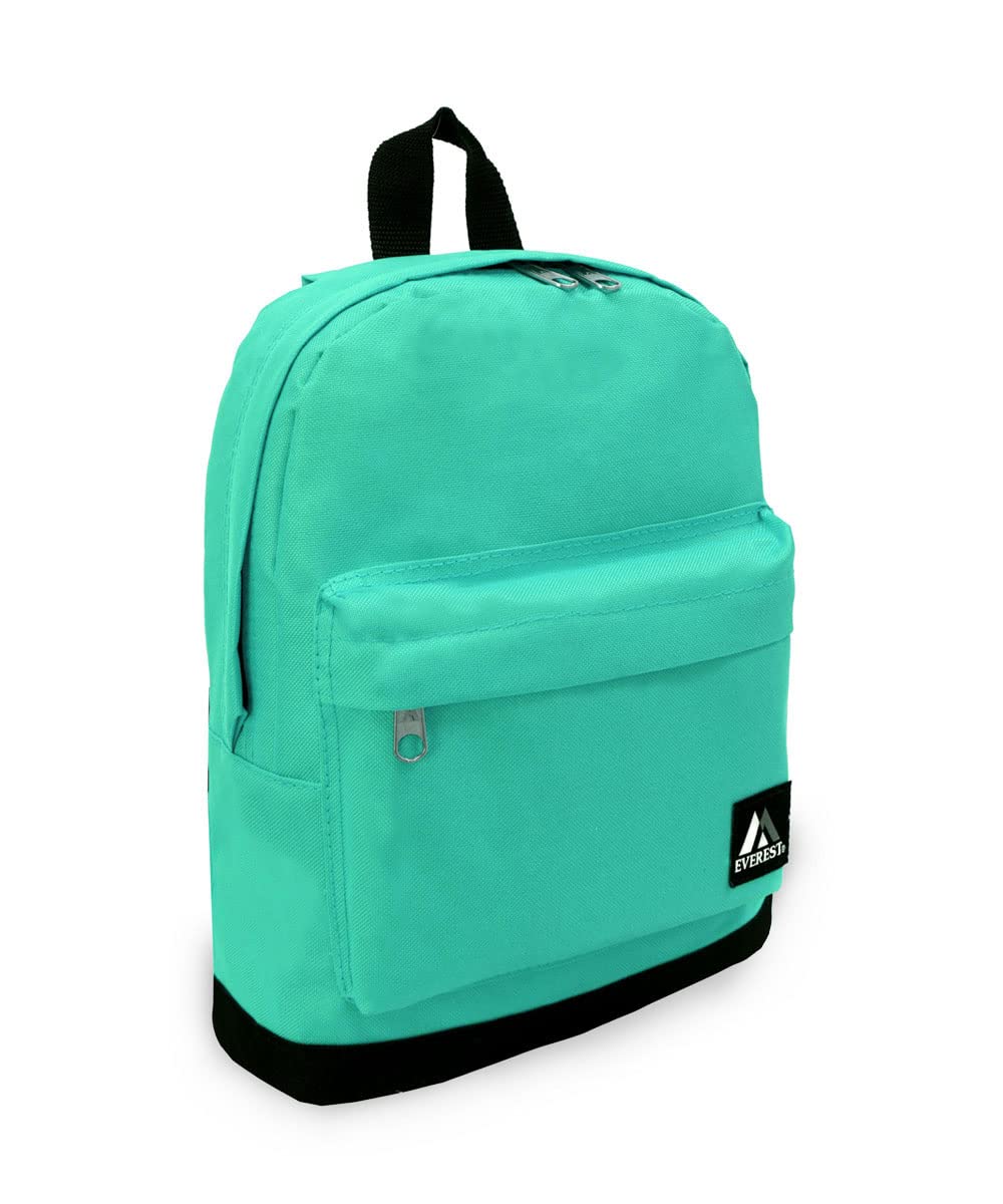 Everest Small Backpack - Lightweight & Water-Resistant Daypack for Hiking, Travel & School | Aqua Blue Compact Backpack for Men & Women | Perfect for Outdoor Adventures, Commuting & Daily Use