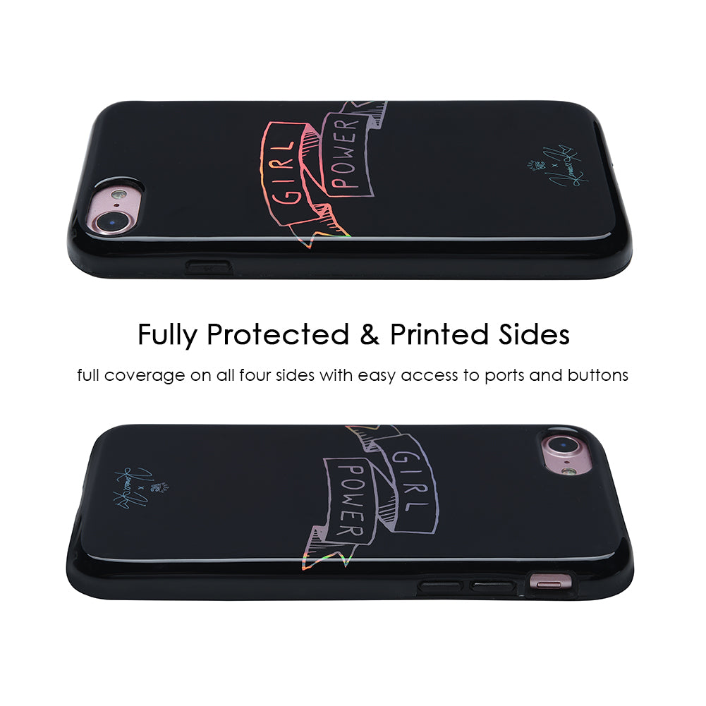 Kendall Vertes Girl Power iPhone Case - Trendy & Protective Phone Cover for Women - Perfect for Everyday Use, School & Work