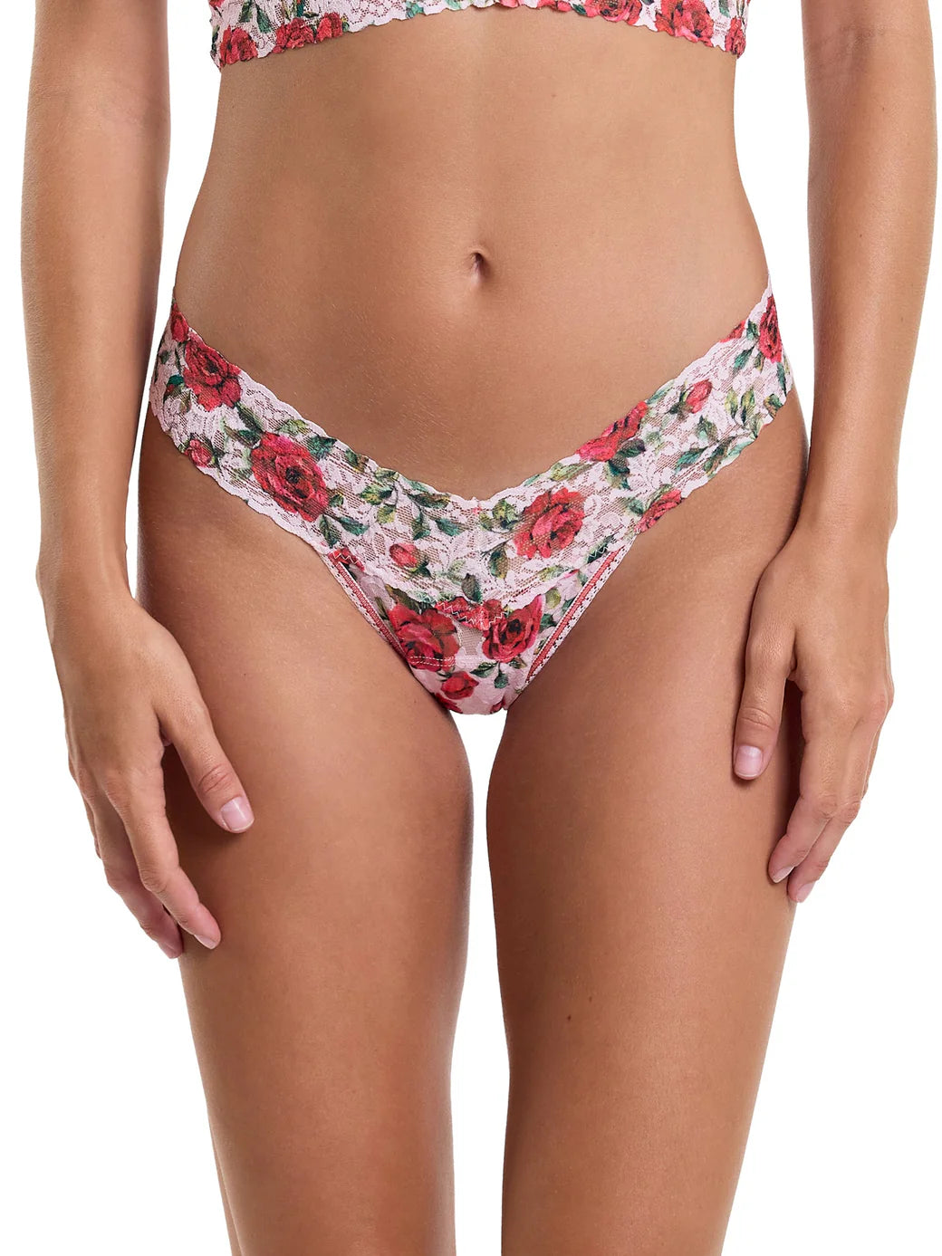 Je T'aime Low Rise Thong - Sexy Lace Underwear for Women | Perfect for Date Night & Special Occasions