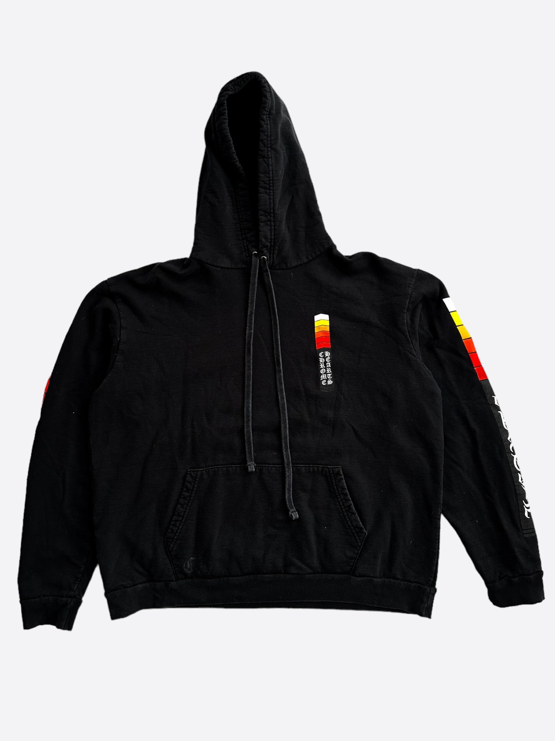Chrome Hearts Black Racing Stripes Hoodie - Stylish Men's & Women's Pullover Sweatshirt | Trendy Streetwear for Casual Outfits & Urban Fashion