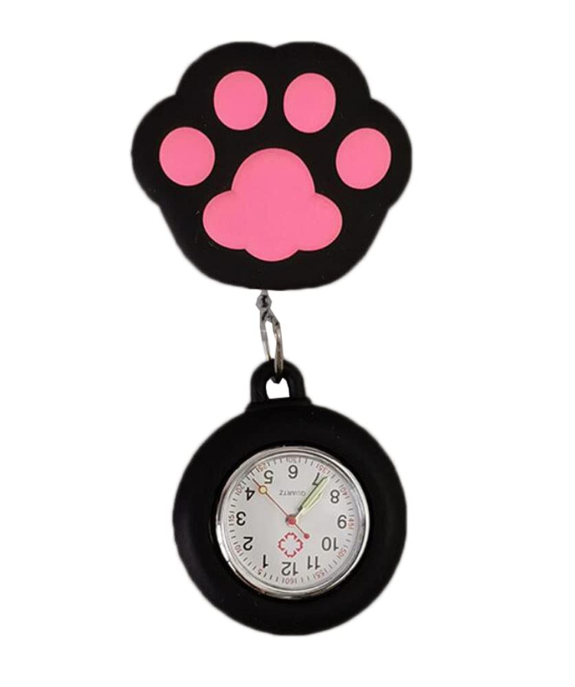 Phoenix Wonder Retractable Nurse Watch with Second Hand - Clip-On Hanging Lapel Fob Pocket Watch for Nurses & Doctors - Cute Cartoon Design for Medical Professionals & Healthcare Workers - Ideal for Hospitals, Clinics & Nursing Shifts
