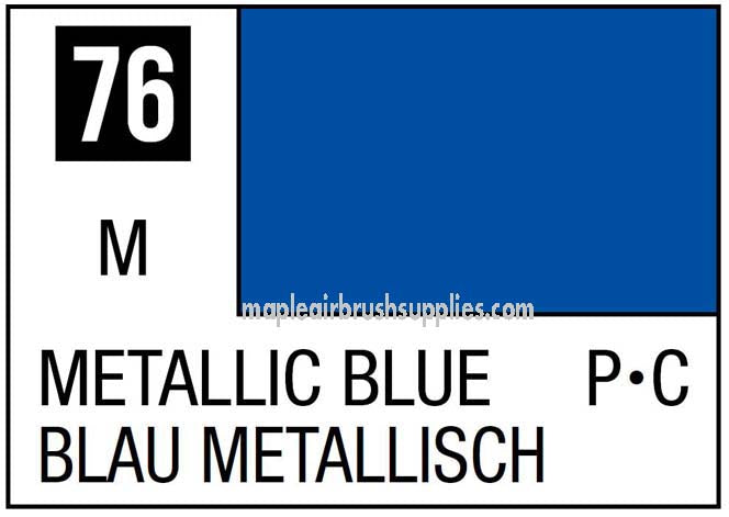 Mr. Color Metallic Blue Model Paint - High-Quality Acrylic Paint for Scale Models, Miniatures & DIY Crafts - Perfect for Airbrushing, Hand Painting & Custom Projects