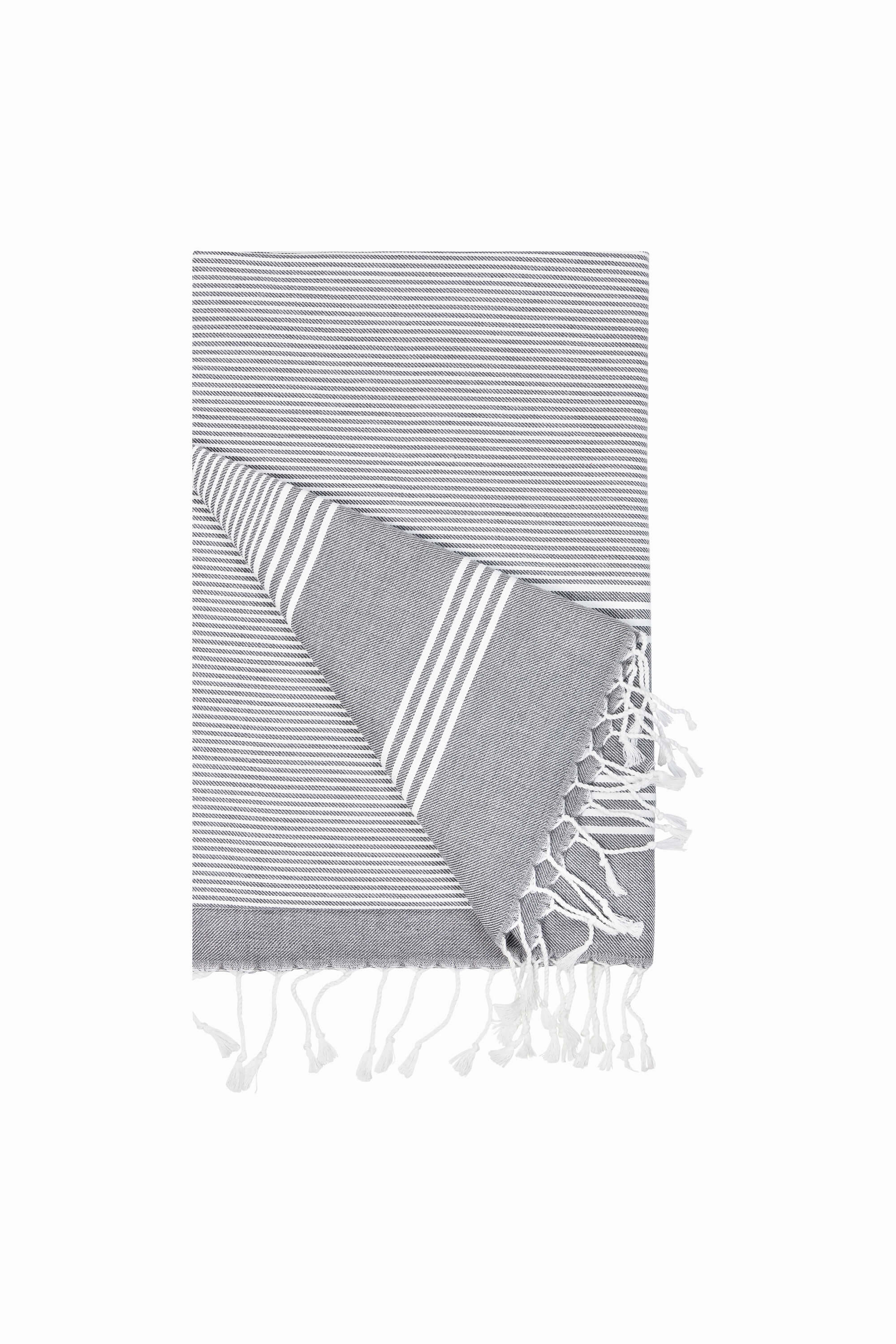 Premium Turkish Cotton Towel - Elenora Soft & Absorbent Bath Towel in Blue - Perfect for Beach, Spa & Home Use