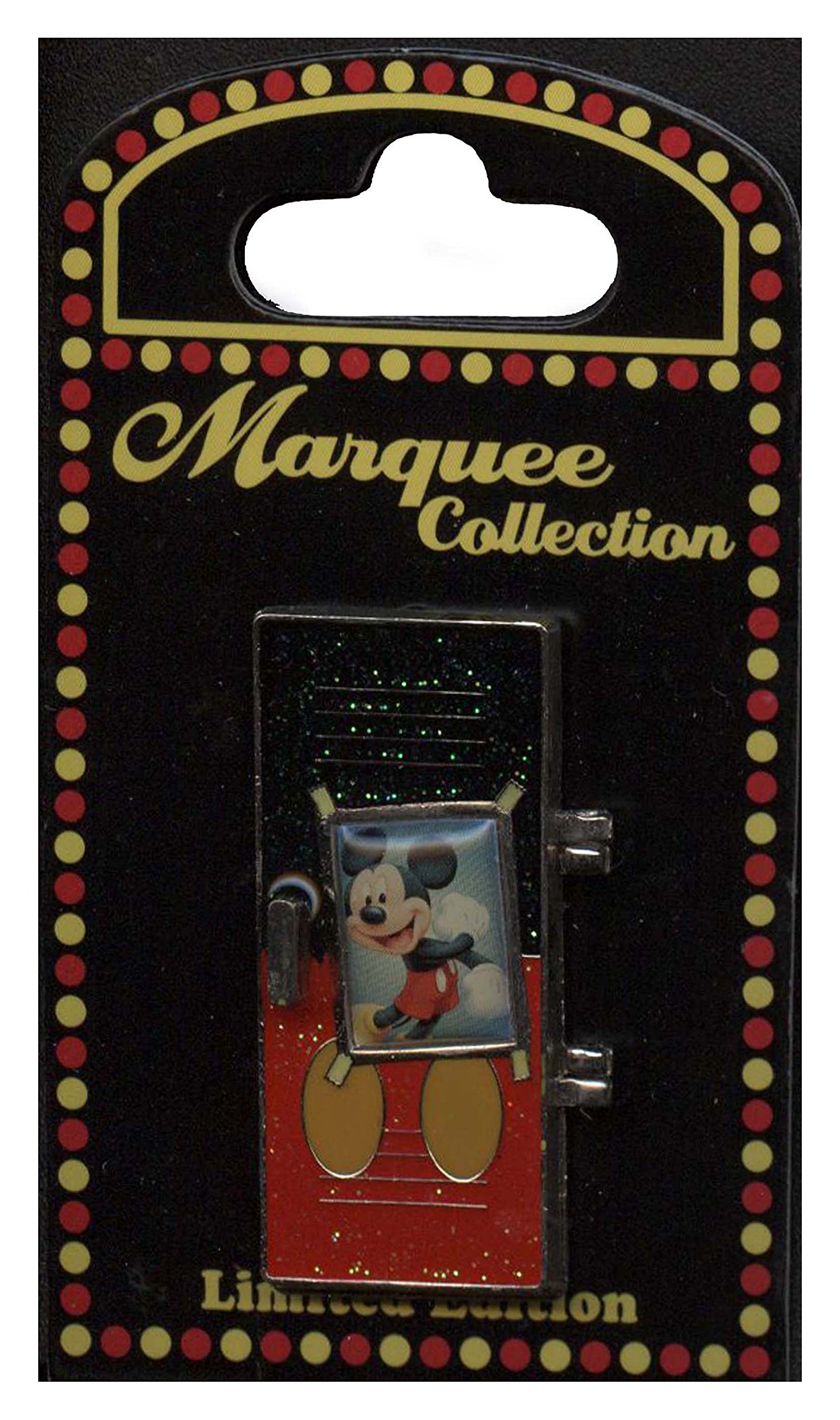 Disney Collectible Pin - Marquee Mickey Mouse Locker Pin - Limited Edition Enamel Pin for Backpacks, Jackets & Disney Fan Collections