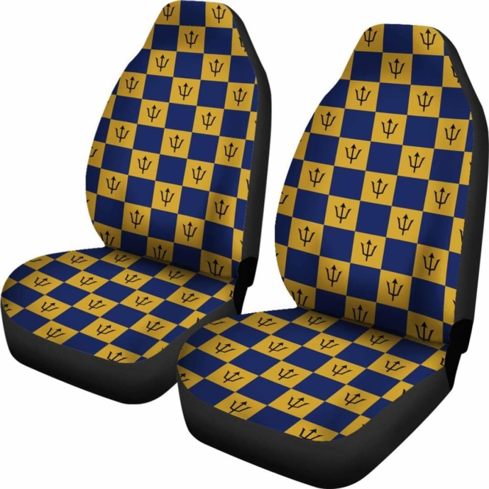 Premium Barbados Car Seat Covers - Universal Fit for Most Vehicles (5-Piece Set) - Durable & Comfortable for Daily Commute, Road Trips & Family Travel