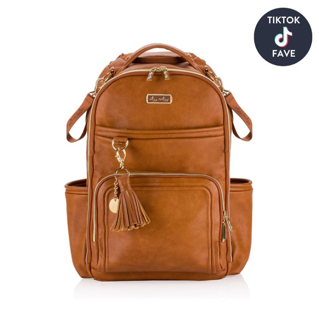 Itzy Ritzy Boss Plus Large Diaper Bag Backpack - Stylish & Spacious Baby Essentials Organizer for Moms on the Go | Perfect for Travel, Daycare & Family Outings