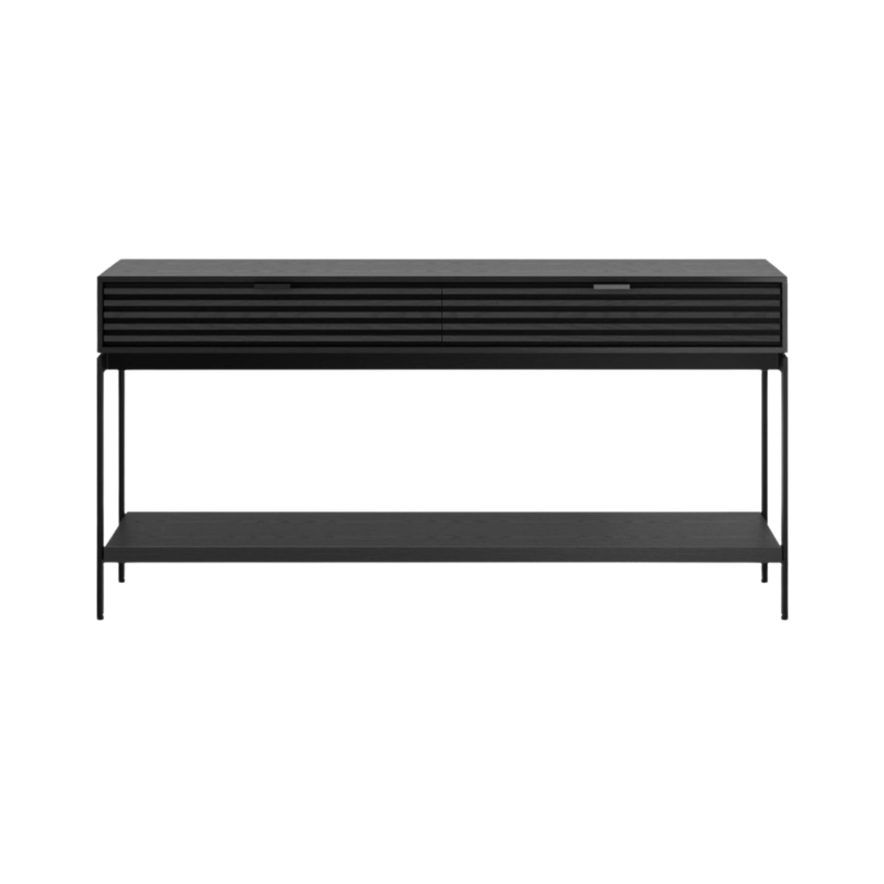 BDI Cora 1173 Modern Console Table - Sleek Entryway Sofa Table with Storage Shelf | Perfect for Hallway, Living Room & Foyer Decor