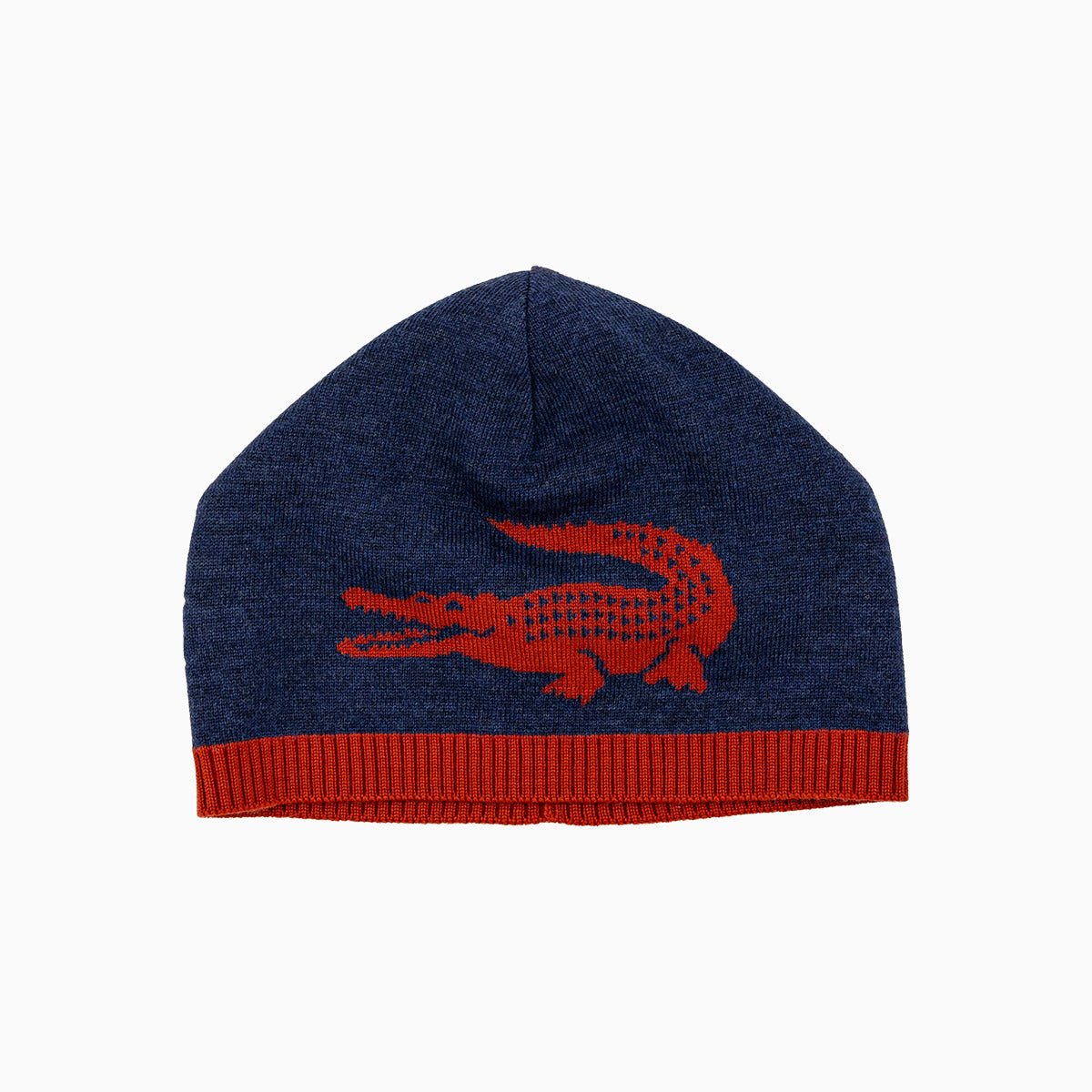 Stylish Jacquard Crocodile Wool Reversible Beanie Hat for Men & Women - Winter Warm Knit Skull Cap - Perfect for Outdoor Activities, Skiing, Snowboarding and Casual Winter Fashion