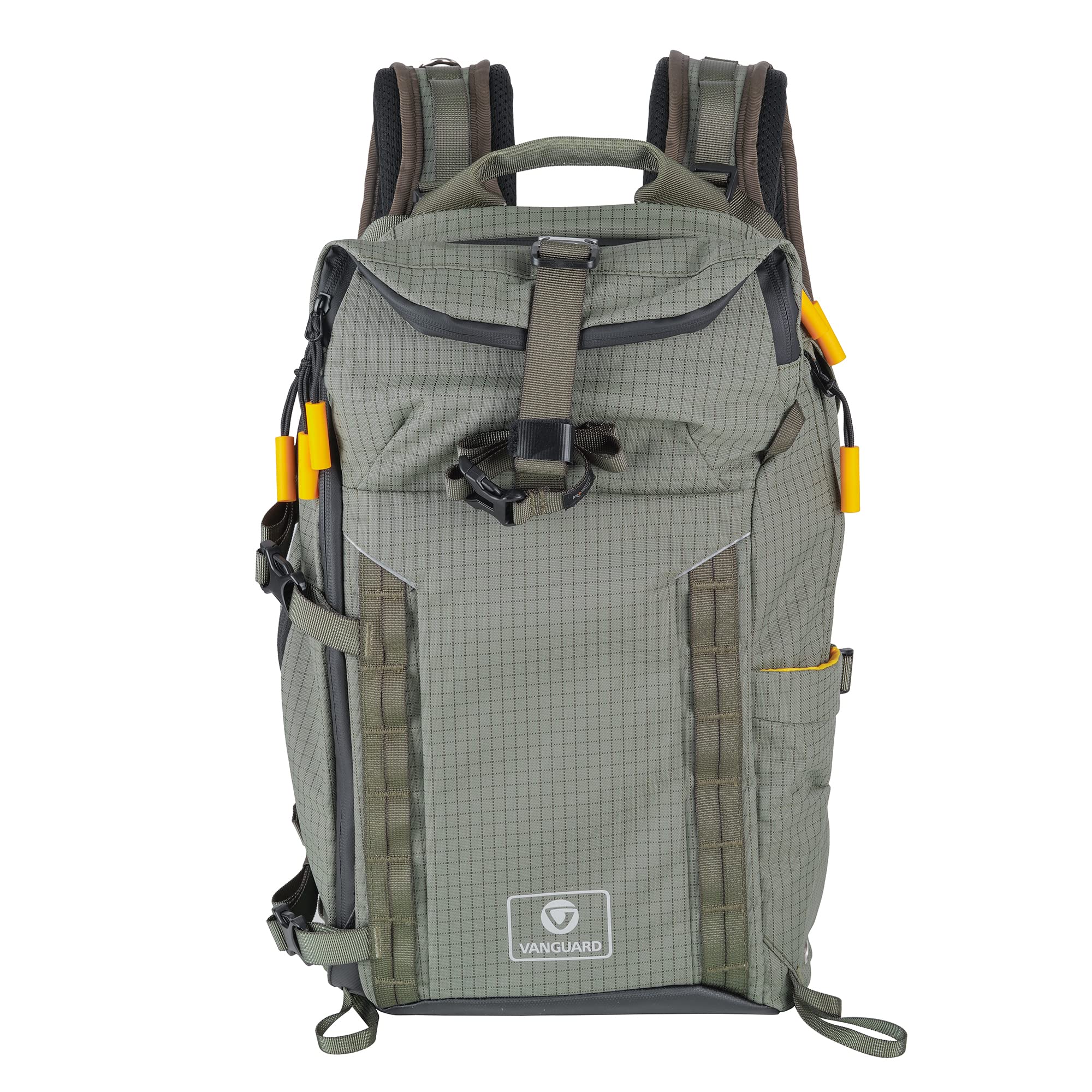 VANGUARD VEO Active 42 DSLR Camera Backpack - Waterproof Khaki Green for Photographers | Perfect for Travel, Hiking & Outdoor Photography Gear Storage